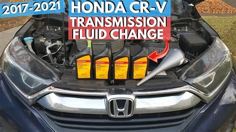 2017 honda cr-v transmission fluid change|honda crv cvt fluid change.